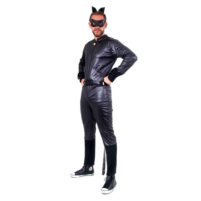 Fantasia Cat Noir Adulto Luxo Miraculus Lady Bug