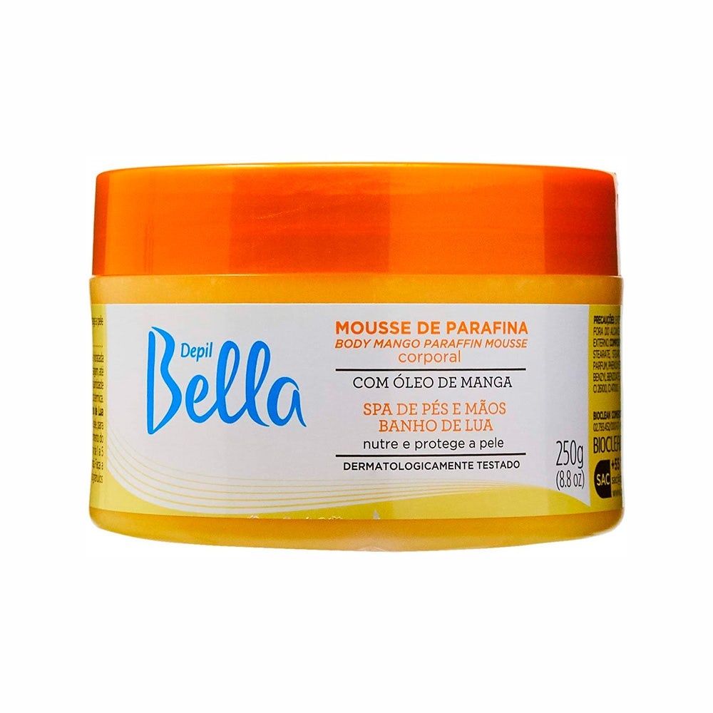 Mousse De Parafina Corp Depil Bella Manga 250G em Oferta na Shopee