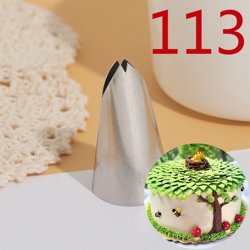 # 113 Bico De Folha Ponta De Pastelaria Dicas Bolo De Decorativo Ferramentas De Panificação Criar Folhas Tamanho Grande