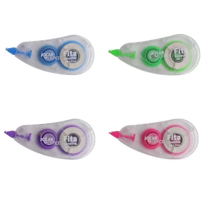 Fita Corretiva 6m X 5mm JOCAR OFFICE em Oferta na Shopee