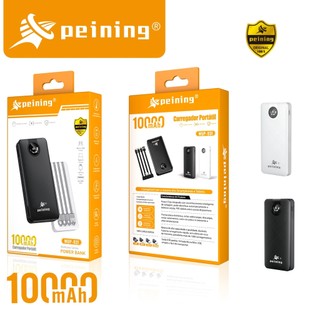 Peining Carregador Portátil Power Bank 10.000mah Universal Usb Typec em Oferta na Shopee