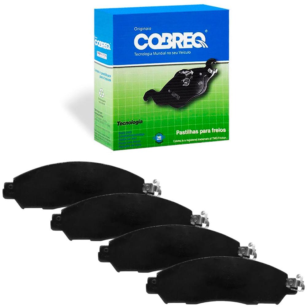 Kit Pastilha Freio Dianteira Nissan Frontier Akebono Cobreq - Spare Parts and Accessories for Vehicles