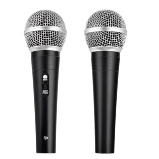 Microfone Fio Dinâmico Profissional Metal Cabo 5 Metros