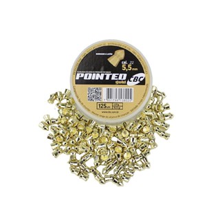 Chumbinho CBC Pointed Gold 5,5 125und alto poder perfuração