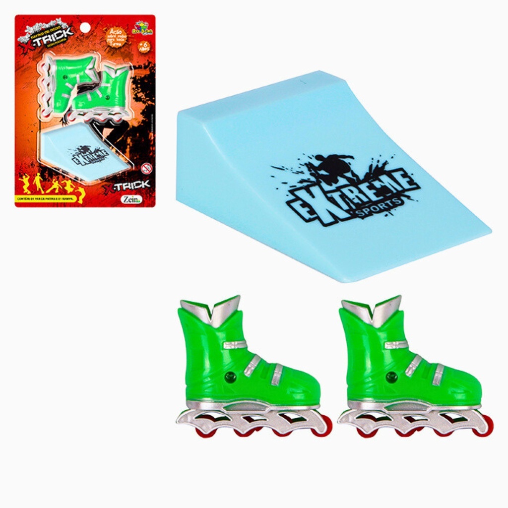 Patins de Dedo Com Rampa Radical X-Trick