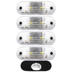 4 Lanterna Vigia Placa para Ônibus Caminhão 2 LED BIVOLT CR