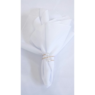 04 Guardanapos Brancos Ano Novo Tecido Oxford Natal 35x35 em Oferta na Shopee