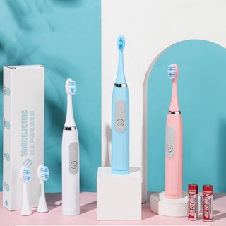 Adulto Escova De Dentes Elétrica Ultrasônica Clareamento Dentes, IPX7 Impermeável Toothbrush Presente Escova De Dentes Infantil Duas Cabeças De Escova