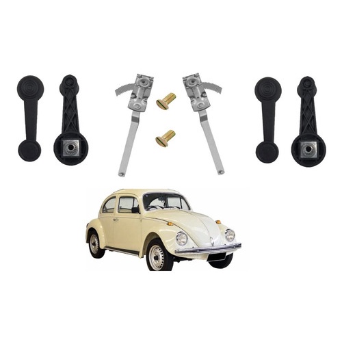 Kit Maquina + Macaneta Reforcada De Vidro Fusca 1971 A 1996