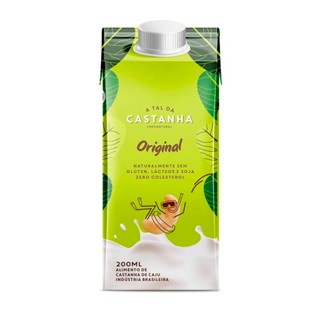 Bebida Orgânica A Tal Da Castanha Original 200ml