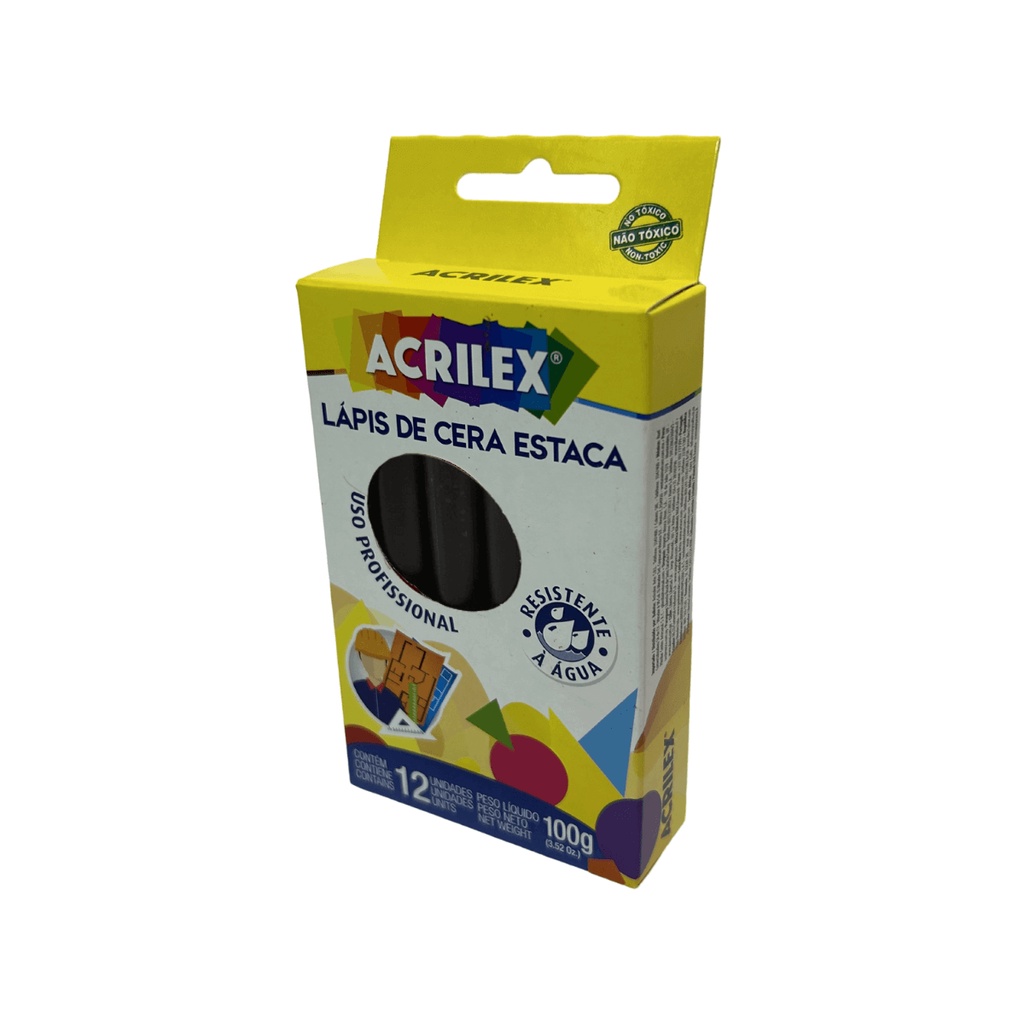 Lápis Estaca Preto Acrilex: Onde Comprar | BuscaProdutos