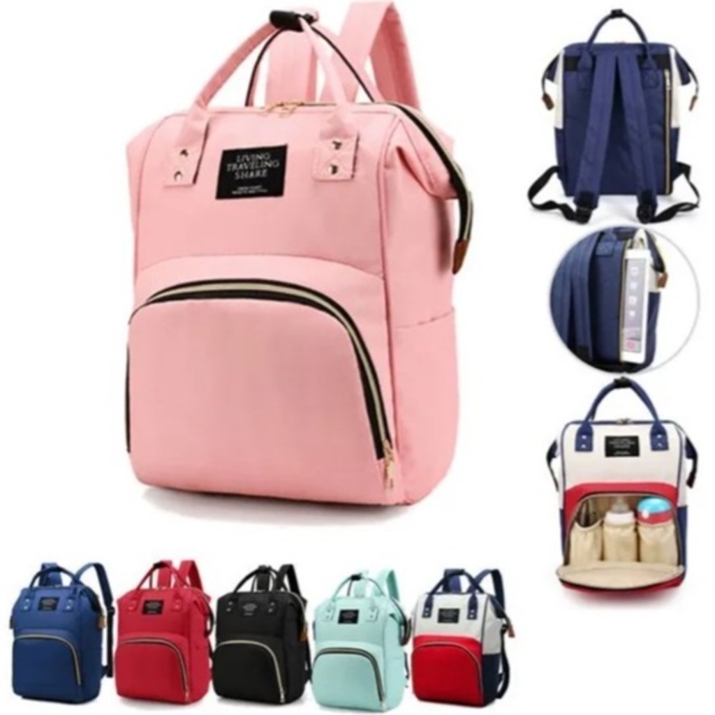 Imagem Mochila Maternidade Bolsa Mamãe Bebê Multifunção