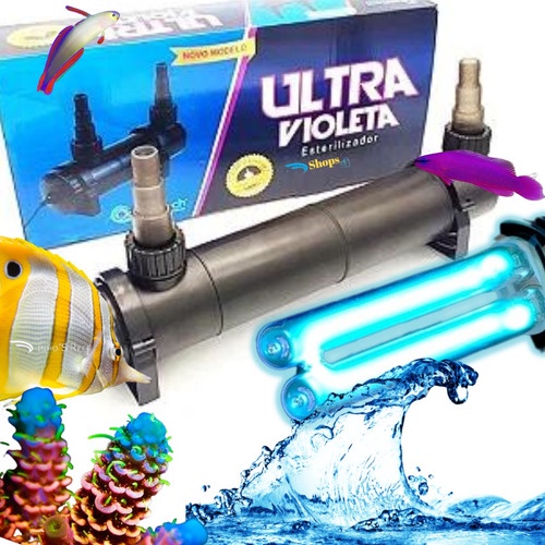Filtro Uv Esterilizador Ocean Tech 110v 13w Aquário Lago