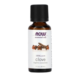 Óleo de Cravo 30ml Now Foods 100% Puro Importado