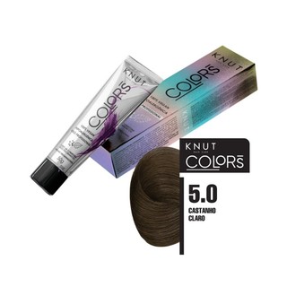 Coloração Hair Care Colors 5.0 Castanho Claro Knut 50gr em Oferta na Shopee