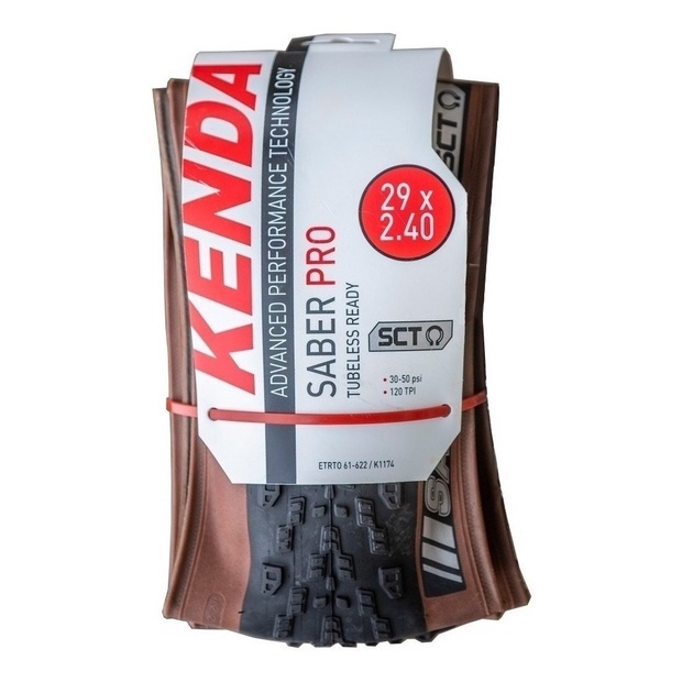 Par Pneu P/ Bike Aro 29x2.40 Kenda Saber Pro Kevlar Tubeless