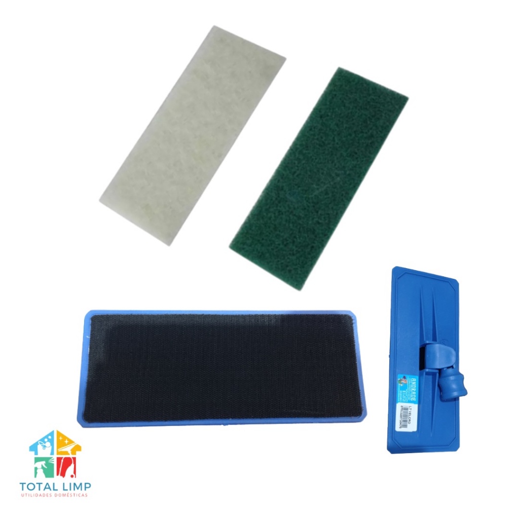 KIT SUPORTE LT LIMPA TUDO- VELCRO + FIBRA LEVE E GERAL em Oferta na Shopee