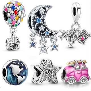 Berloques de Prata 925 Charms Balões Aviões Café Charme Clássicos Acessórios