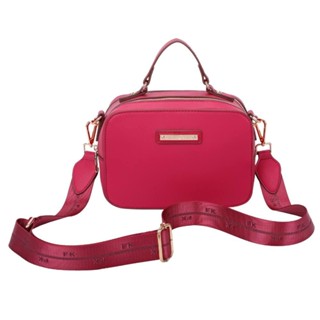 Bolsa Transversal Pequena Fellipe Krein SS23 Alça Nailon - Rosa