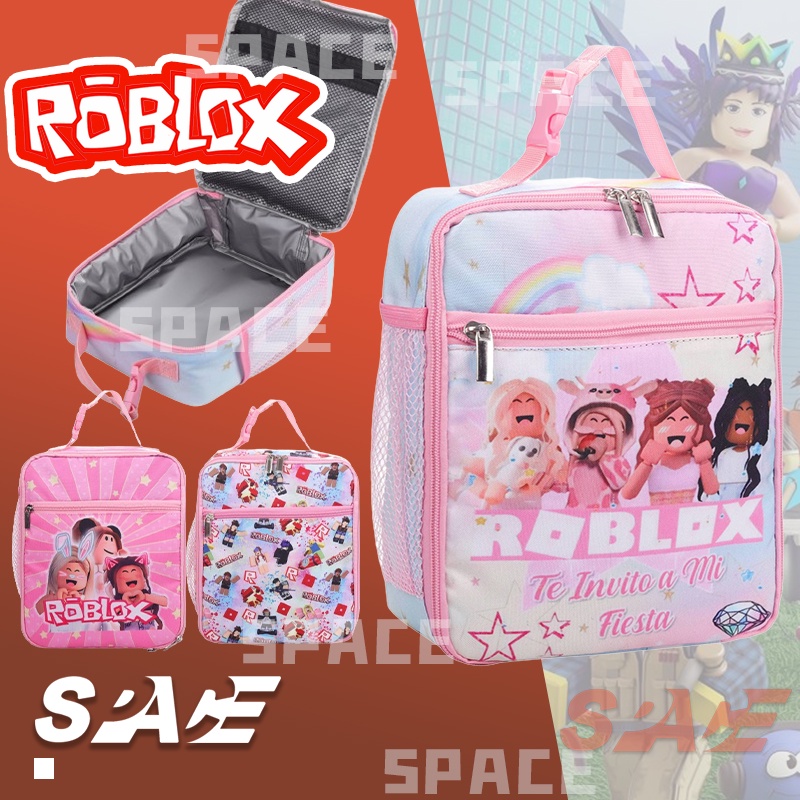 Lancheira Roblox Para Crianças Lancheira Térmica Infantil Escolar Menina Menino Saco De Isolamento Alunos Da Escola Anime De Grande Capacidade