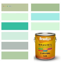 Tinta De Parede Verde Brasinil Acrílica Anti Mofo 3,2L