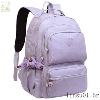 Homens Mulheres Grande Computador Pequeno Casual Mochilas com bolsos laterais