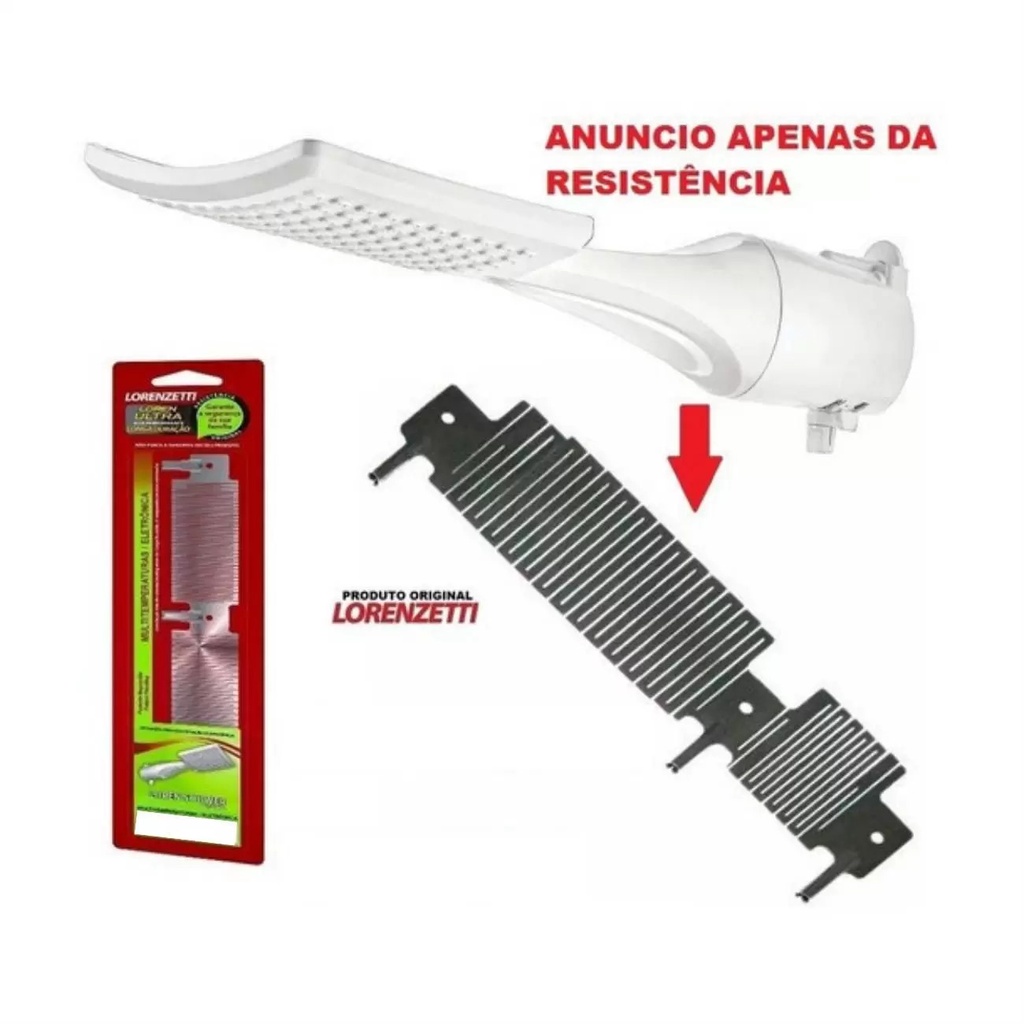 Resistência lorenzetti loren shower ultra multitemperaturas eletrônica 127v 5500w