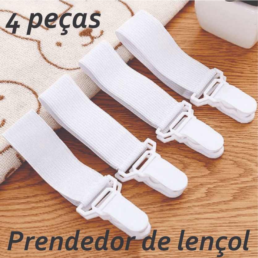 Prendedor de Lençol 4 Peças Para Todo Tipo de Cama em Oferta na Shopee