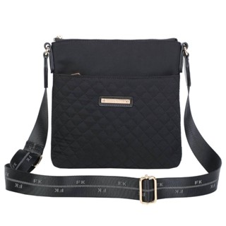 Bolsa Transversal Nailon Fellipe Krein Aw22 Matelasse - Preto