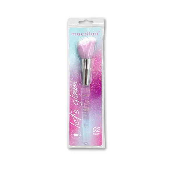 Pincel Chanfrado Para Blush Let's Glam Macrilan Modelo GL02