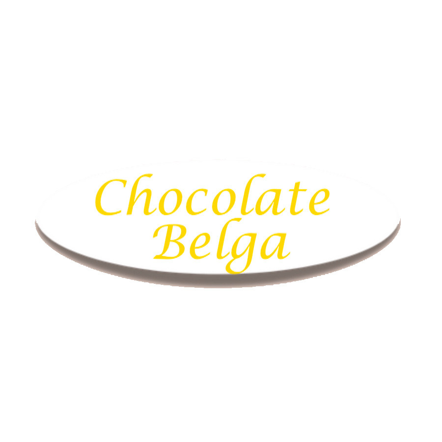 Adesivo "Chocolate Belga" - Ref.2280 - Hot Stamping - 100 unidades - Stickr - Rizzo