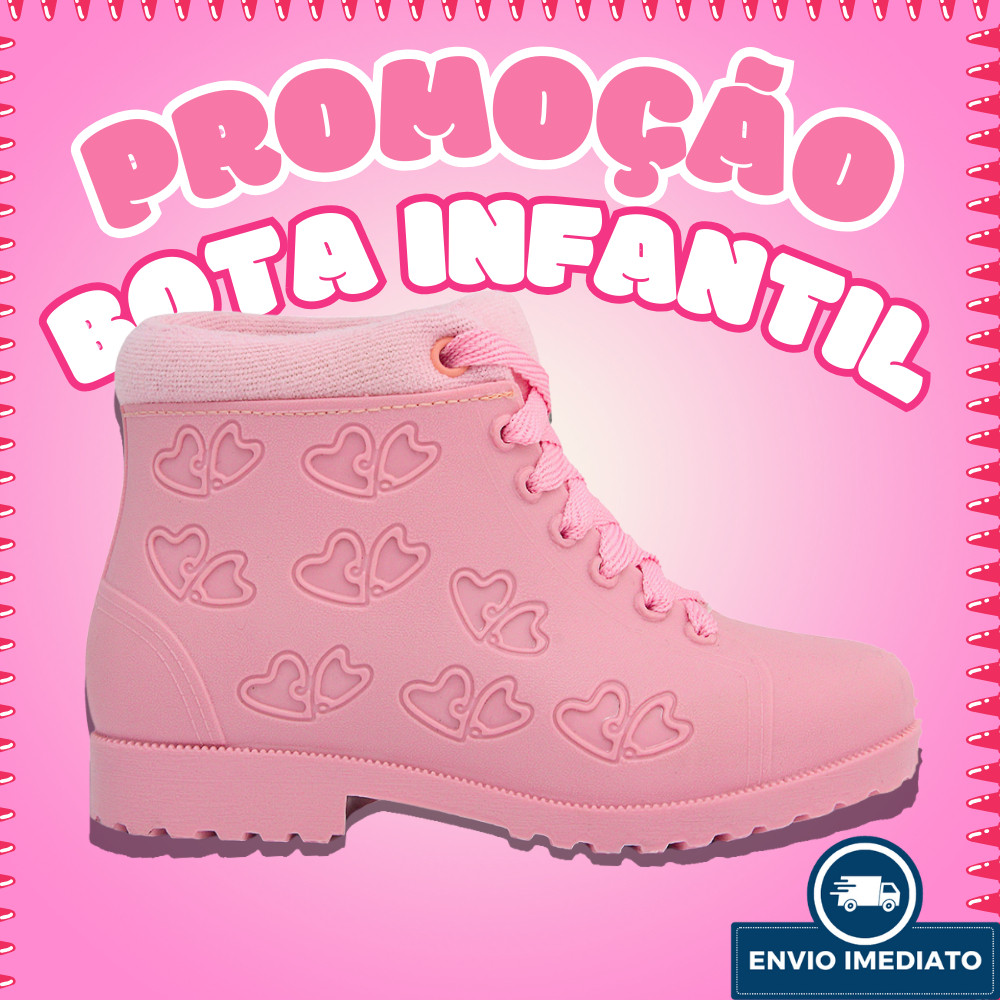Botinha Infantil Menina Coturno Juvenil Super Confortável Promoção DIVERSAS CORES PROMOÇÃO em Oferta na Shopee