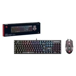 Kit Teclado e Mouse Gamer Mecânico USB RGB KP-TE131 - Knup