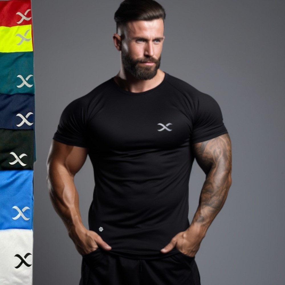 camiseta masculina Dry Fit Academia Esportes Exercícios Corrida Varias Cores Roupas  Masculina Lisa