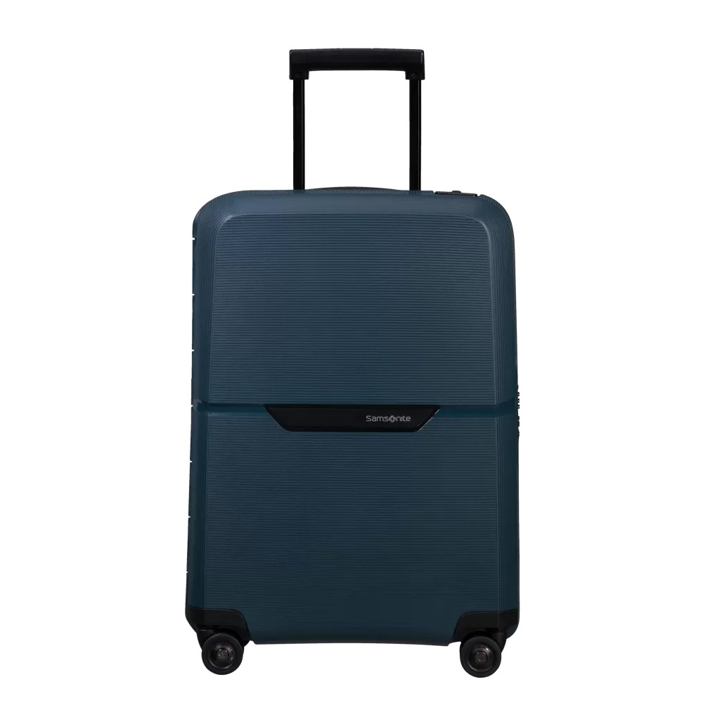 Mala de Bordo Samsonite Magnum Eco Polipropileno Cadeado TSA 4 Rodas Duplas Giro 360 em Oferta na Shopee