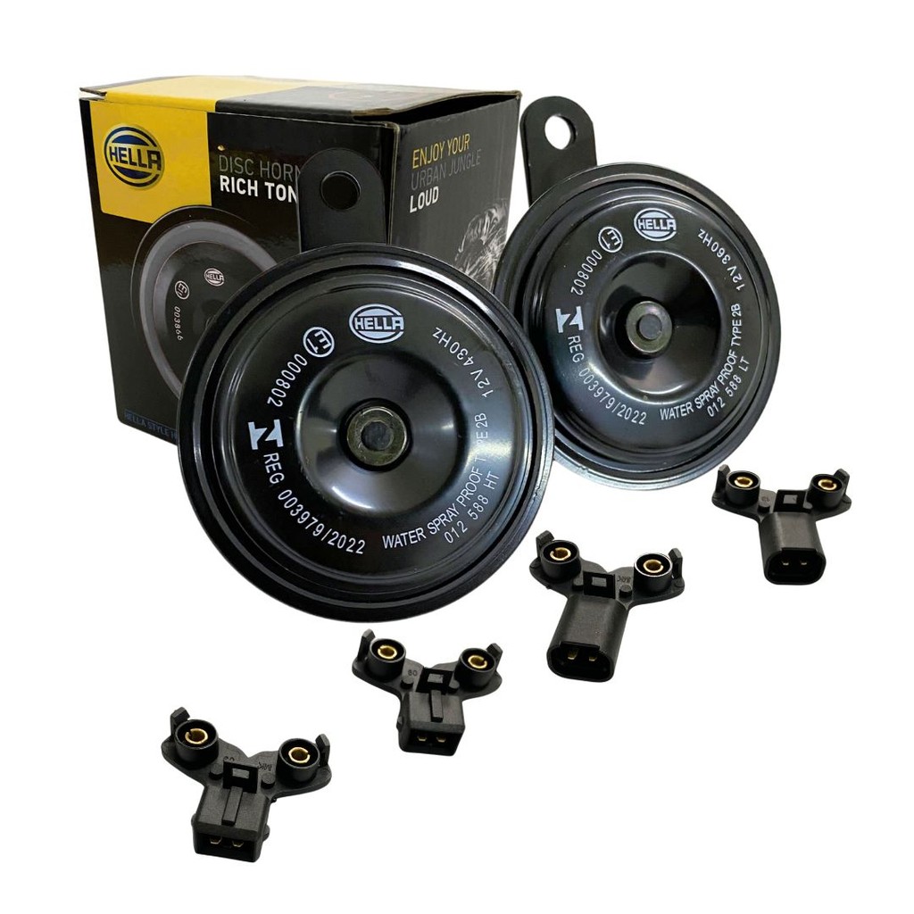 Par Buzina Disco Para Chery Celer Cielo Face QQ S-18 Hella em Oferta na Shopee