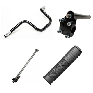 Guidão Bicicleta Tipo CG Titan Kit Com Mesa Suporte 21.1mm + Parafuso Expander + Manopla em Oferta na Shopee