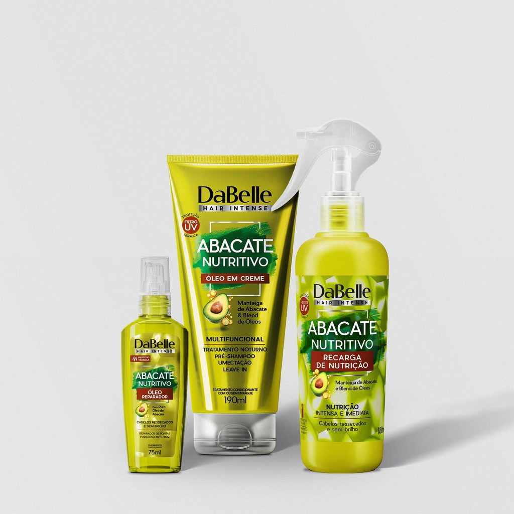 Kit DaBelle Hair Abacate Nutritivo Estrelas (3 produtos) - Beauty