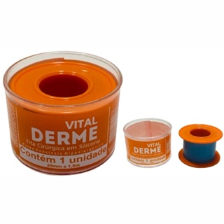 Fita de Silicone Cirúrgica 2,5cm x 1,5m Vitalderme em Oferta na Shopee
