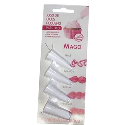 Kit de Bico de Plástico Pequeno com 4 un. Mago