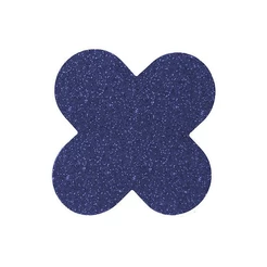 Forminha para doces 4 Pétalas Glitter Azul - 50 unidades - NC Toys - Rizzo Distribuidora