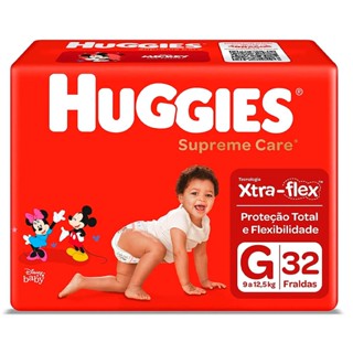 Fralda Huggies Supreme Care G - 32 Tiras
