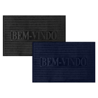 Kit 2 Tapete De Porta Decoração Capacho Bem Vindo Feltro Camesa