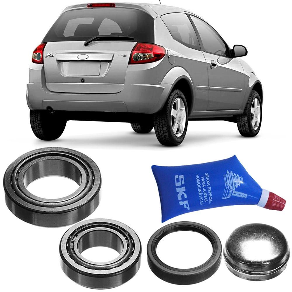 Kit Rolamento Roda Ford Ka 97 A 2013 Traseiro Sem Abs Skf - Spare Parts and Accessories for Vehicles