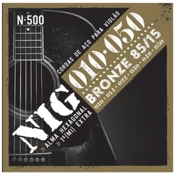 Encordoamento Violão Aço Bronze Nig N-500 .010” PRN500L