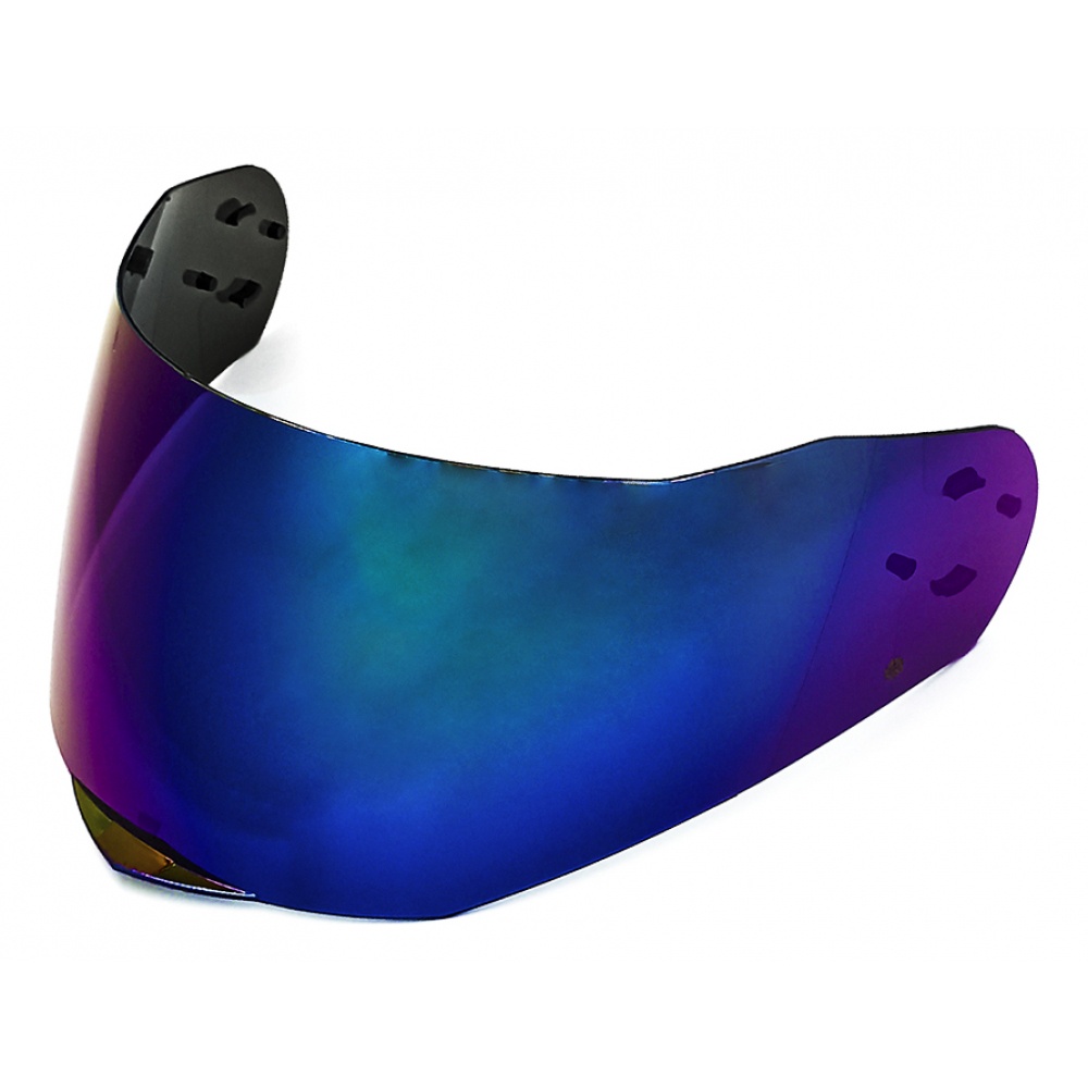 Viseira Iridium Camaleão Capacete Articulado Robocop Helt New Hippo Glass Colorida Anti Risco Polivisor