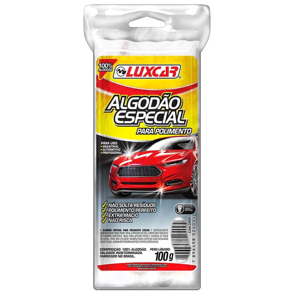 Algodao Especial Polimento Automotivo 100gr Luxcar em Oferta na Shopee