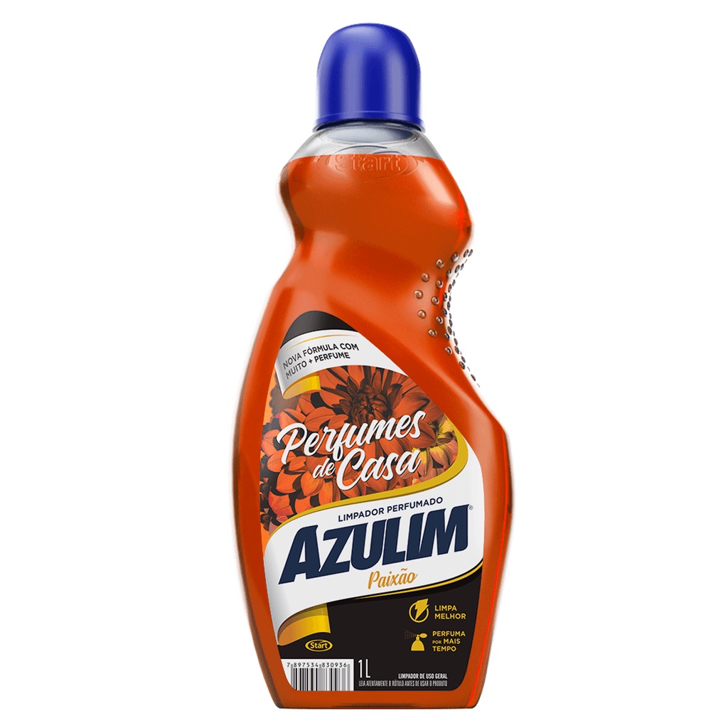 Limpador Perfumado Paixão 1L Azulim - Home & Living