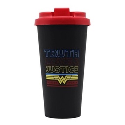 Copo Viagem Mulher Maravilha Wonder Woman Liga Ww Dc Warner