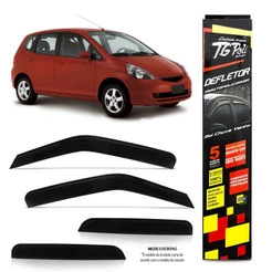 Calha Chuva Defletor TG Poli Fit 2003 2004 2005 2006 2007 2008 - 4 Portas